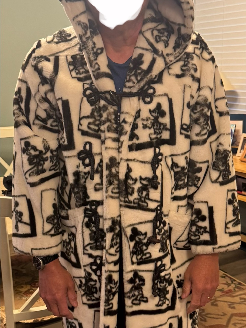 Rare Vintage Disney Patterned Hooded Coat - Picture 10 of 16
